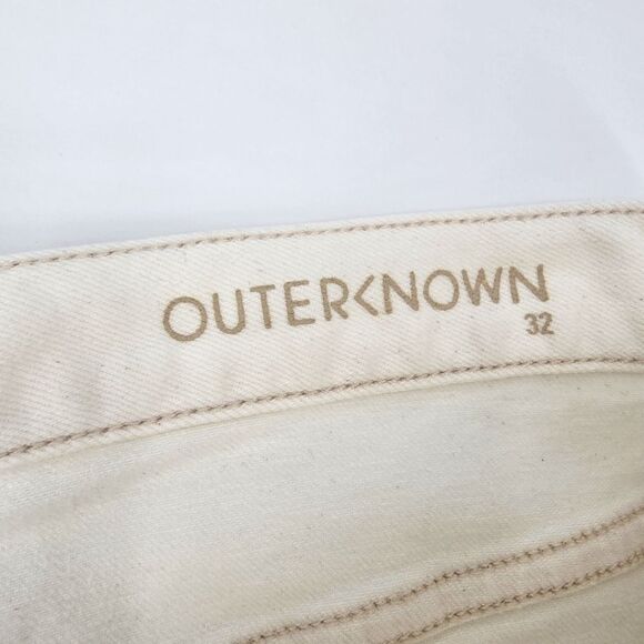 Outerknown Fillmore Boyfriend S.E.A. Cream Jeans Size 32 - Picture 6 of 8